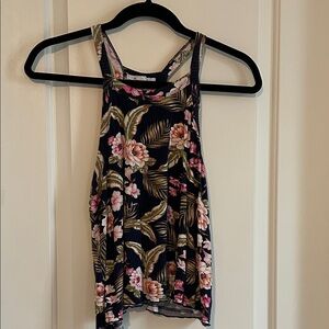 O'Neill Navy BlueFloral Tank Top